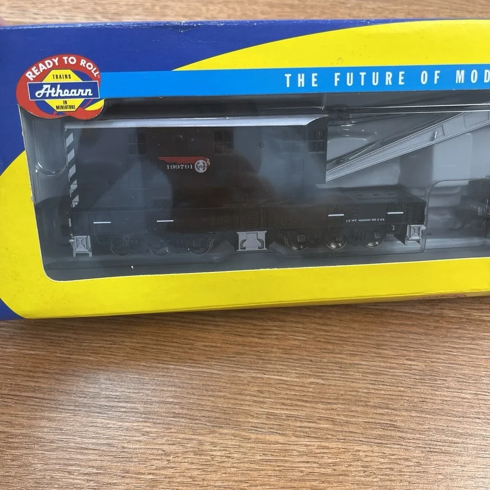 Athearn 7531 HO Santa Fe‎ 200-Ton Crane with Tender Set NEW in Box